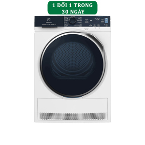 Máy sấy quần áo Electrolux EDH803Q7WB bơm nhiệt 8.0 kg