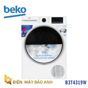 Máy sấy quần áo Beko 9 kg B3T4319W