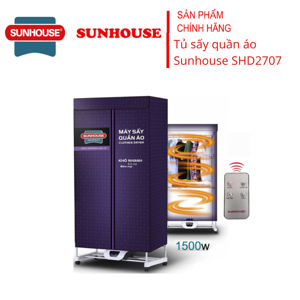 Máy sấy quần áo Sunhouse SHD2707