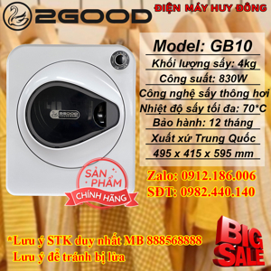 Máy sấy quần áo 2GOOD GB10