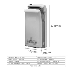 Máy sấy tay cao cấp Interhasa HSD-A1688