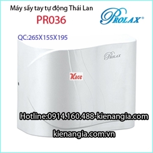 Máy sấy tay hộp nhựa Prolax PR-036