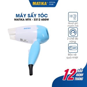 Máy sấy tóc Matika MTK-3312, 6500w