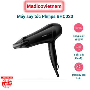 Máy sấy tóc Philips BHC020 1800W