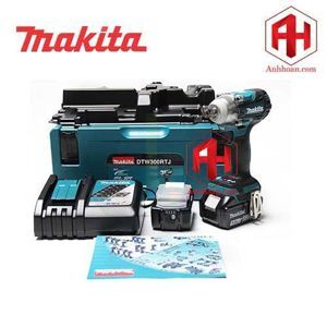 Máy siết bu lông dùng pin 18V Makita DTW300RTJ