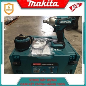 Máy siết bu lông dùng pin 18V Makita DTW190ZJX1