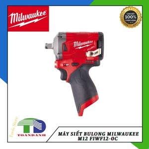 Máy siết bu lông Milwaukee M12 FIWF12-0C ( Chưa Pin & Sạc )