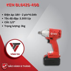 Máy siết bu lông pin 18V Ken BL6425-40B