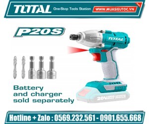 Máy siết mở vít dùng pin (chỉ thân máy) Total TIRLI20030