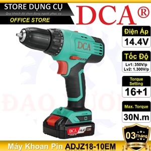 Máy siết vít dùng pin DCA ADJZ18-10