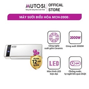 Máy sưởi điều hòa Ceramic Mutosi MCH-2000