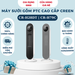 Máy sưởi gốm cao cấp Creen CR-H28DT