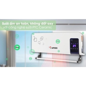 Máy sưởi gốm Rapido RCH2000-D