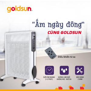 Máy sưởi Mica Goldsun GPMH04E - điều khiển điện tử