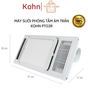 Máy sưởi phòng tắm âm trần Braun Kohn PT02R