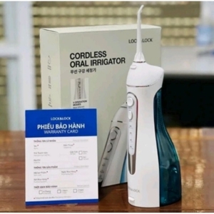 Máy tăm nước không dây Lock&Lock Cordless Oral Irrigator ENR156BLU 200ml