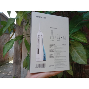 Máy tăm nước không dây Lock&Lock Cordless Oral Irrigator ENR156BLU 200ml