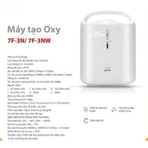 Máy tạo oxy Yuwell 7F-3W - 3 lít