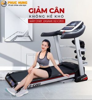 Máy tập chạy bộ điện Zasami KZ-C203