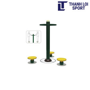Máy tập xoay eo 3 người HQ-626