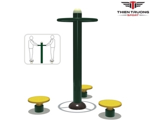 Máy tập xoay eo 3 người HQ-626