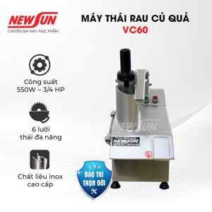 Máy thái rau, củ, quả đa năng HM VC60