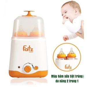 Máy tiệt trùng hâm sữa đa năng 2 bình Fatzbaby FB3011SL