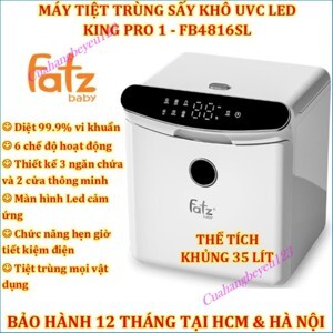 Máy tiệt trùng sấy khô UVC Fatzbaby King Pro 1 FB4816SL