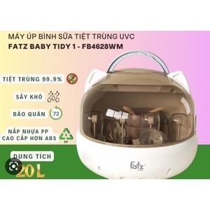 Máy tiệt trùng UVC sấy khô bảo quản úp bình sữa Fatzbaby Tidy 1 FB4268WM