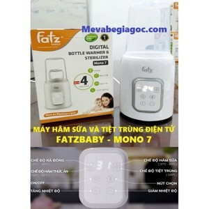 Máy tiệt trùng và hâm sữa Mono 7 Fatzbaby FB3010TN