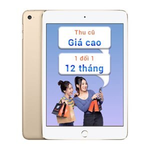 Máy tính bảng iPad mini 4 Retina + Cellular - Hàng cũ - 16GB, Wifi + 3G/4G, 7.9 inch