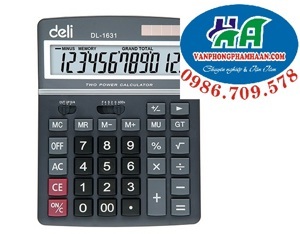 Máy Tính bỏ túi 12 Số Deli 1631