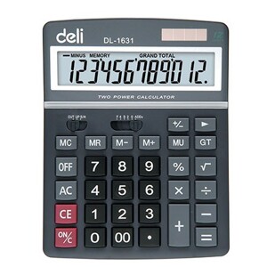 Máy Tính bỏ túi 12 Số Deli 1631