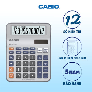 Máy tính cầm tay Casio MC-12M