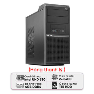 Máy tính để bàn Acer Aspire M230 UX.VQVSI.145 - Intel Core i5-8400, 4GB RAM, HDD 1TB, Intel UHD Graphics 630