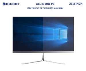 Máy tính để bàn All in One Nasun NS-238B1 - Intel Core i5 430M, RAM 4GB, SSD 120GB, Intel Graphics, 23.8 inch