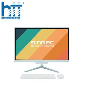 Máy tính để bàn SingPC M19K672-W - Intel Pentium Gold G6400, RAM 4GB, SSD 256GB, Intel UHD Graphics 610, 19 inch