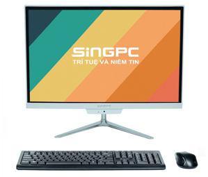 Máy tính để bàn SingPC M19K380-W - Intel Core i3 - 370M/380M/390M, RAM 8GB, SSD 128GB, Intel HD Graphics, 19 inch