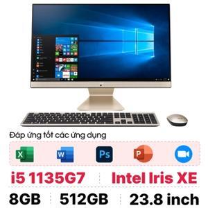 Máy tính để bàn Asus All In One V241EAK-BA128W - Intel core i5-1135G7, 8GB RAM, SSd 512GB, 23.8 inch