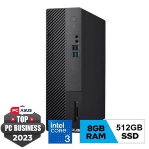 Máy tính để bàn Asus D500SE-313100032W - Intel Core i3-13100, RAM 8GB, SSD 512GB, Intel UHD Graphics 730