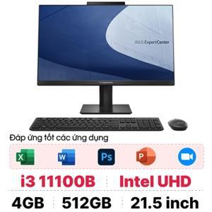 Máy tính để bàn Asus ExpertCenter E5 AiO E5402WHAK-BA102W - Intel Core i3 -11100B, 4GB RAM, SSD 512GB, Intel UHD Graphics, 23.8 inch