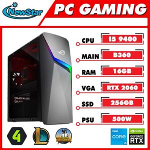 Máy tính để bàn Asus Rog Strix GL10CS-VN005T - Intel Core i5-9400, 8GB RAM, HDD 1TB, Nvidia GeForce RTX 2060 6GB GDDR6