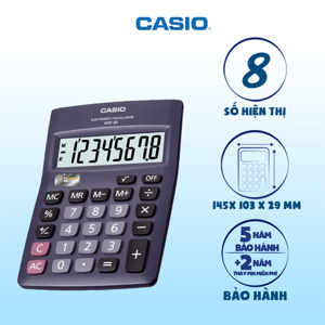 Máy tính Casio MW8V (MW-8VBK/WE)