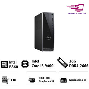 Máy tính để bàn Dell Inspiron 3671 MT 70205600 - Intel Core i5-9400, 8GB RAM, HDD 1TB, Intel UHD Graphics 630