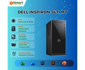 Máy tính để bàn Dell Inspiron 3671MT 70205608 - Intel Core i5-9400, 8GB RAM, HDD 1TB, Intel HD Graphics