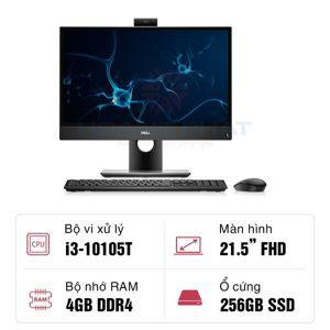 Máy tính để bàn Dell OptiPlex 3280 42AIO328003 - Intle coe i3-10105T, 4GB RAM, 256GB SSD, 21.5 inch FHD