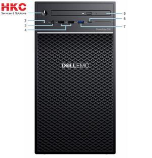 Máy tính để bàn Dell PowerEdge T40 - Intel Xeon E-2224G, 8GB RAM, HDD 1TB, Intel UHD Graphics P630