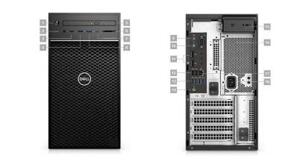 Máy tính để bàn Dell Precision 3630 Tower CTO Base 42PT3630D05 - Intel Xeon E-2124G, 16GB RAM, HDD 1TB, Nvidia Quadro P620 2GB