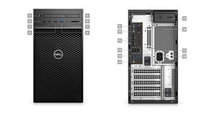 Máy tính để bàn Dell Precision 3630 Tower 70172472 - Intel Core i7-8700, 16GB RAM, HDD 1TB, Nvidia Quadro P620 2GB