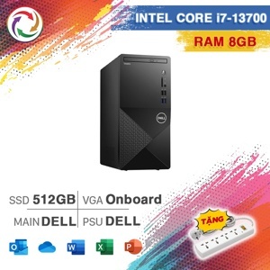 Máy tính để bàn Dell Vostro 3020T 71011268 - Intel Core i7-13700, RAM 8GB, SSD 512GB, Intel UHD Graphics 770